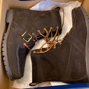 Chocolate suede Ralph Lauren Ranger boot